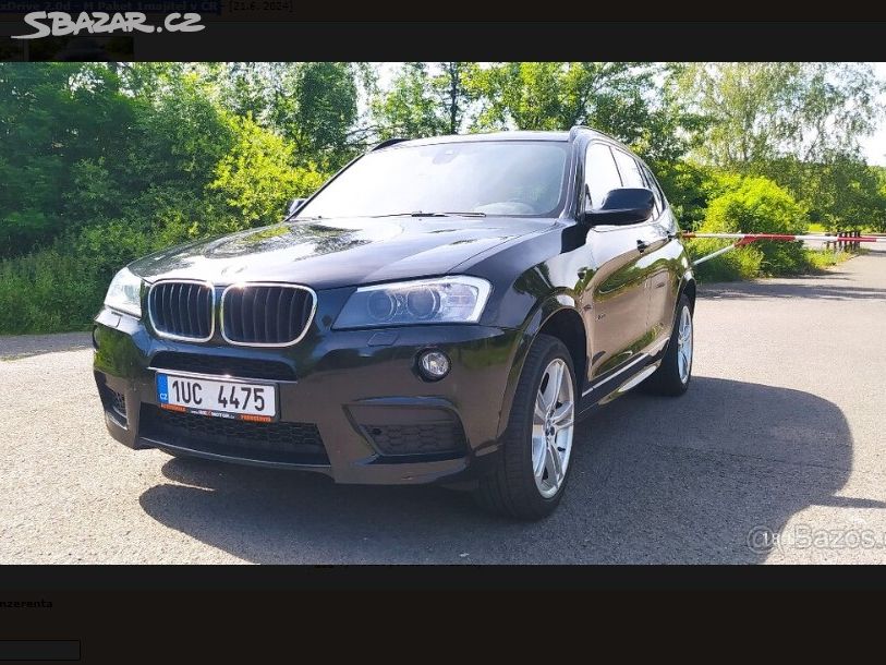 BMW X3 F25 xDrive 2.0d - M Paket 1majitel v ČR