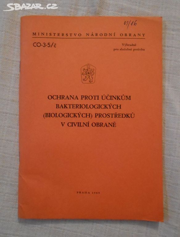 Ochrana proti účinkům bakteriologických... CO 1985