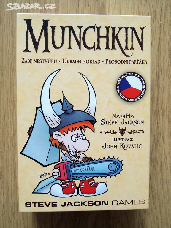 Karetní společenská hra Munchkin CZ ADC Blackfire