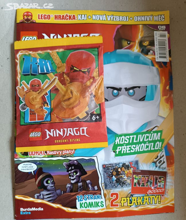 LEGO NINJAGO 6/24 - časopis + hračka.