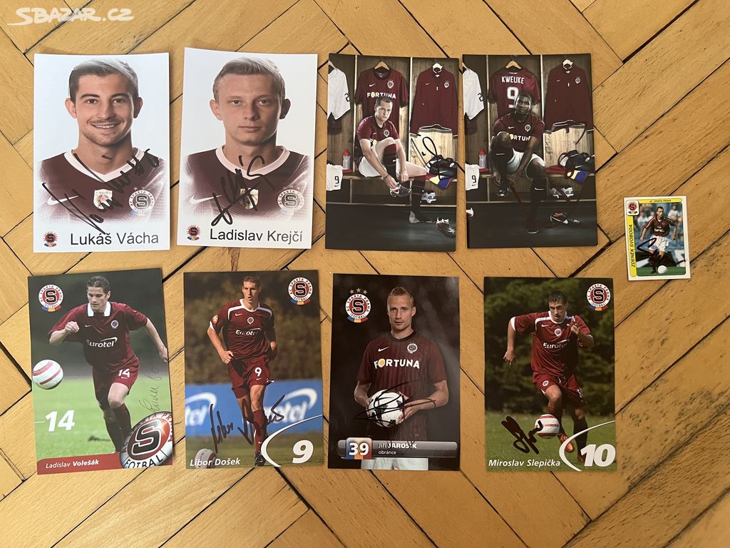 Ac Sparta Praha autogramy