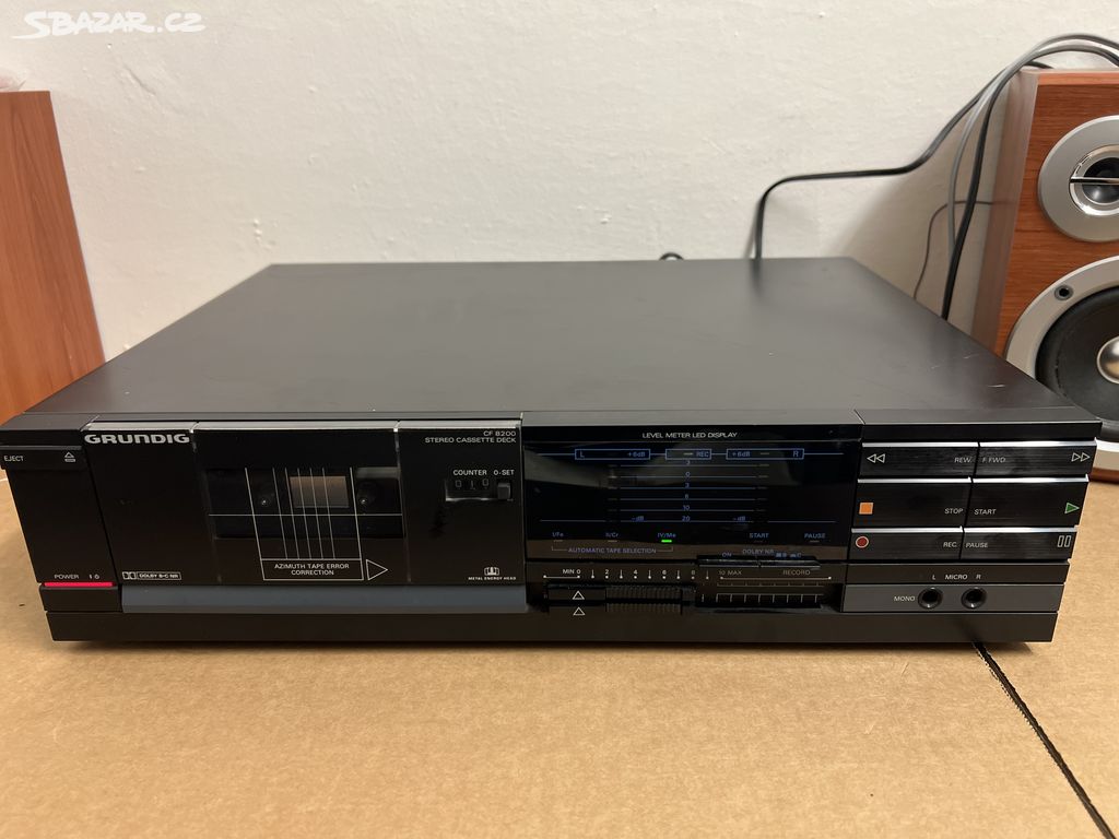 GRUNDIG CASSETTE DECK CF 8200 K SERVISU/ND