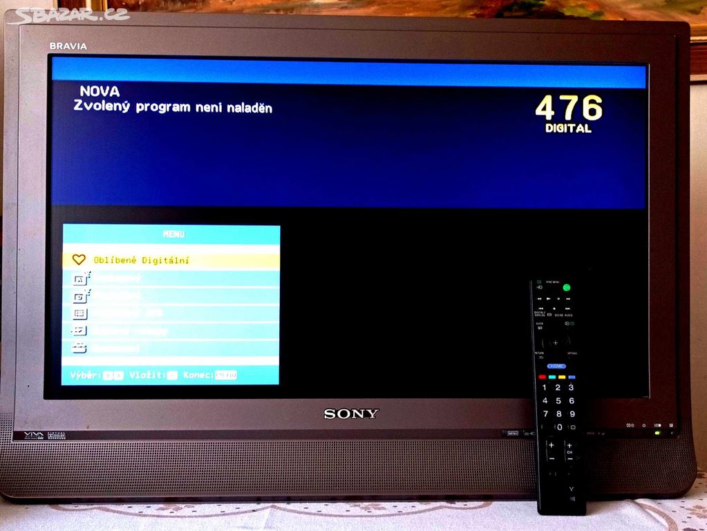 LED televize Sony KDL- 26B4050. Úhlopříčka 66 cm.