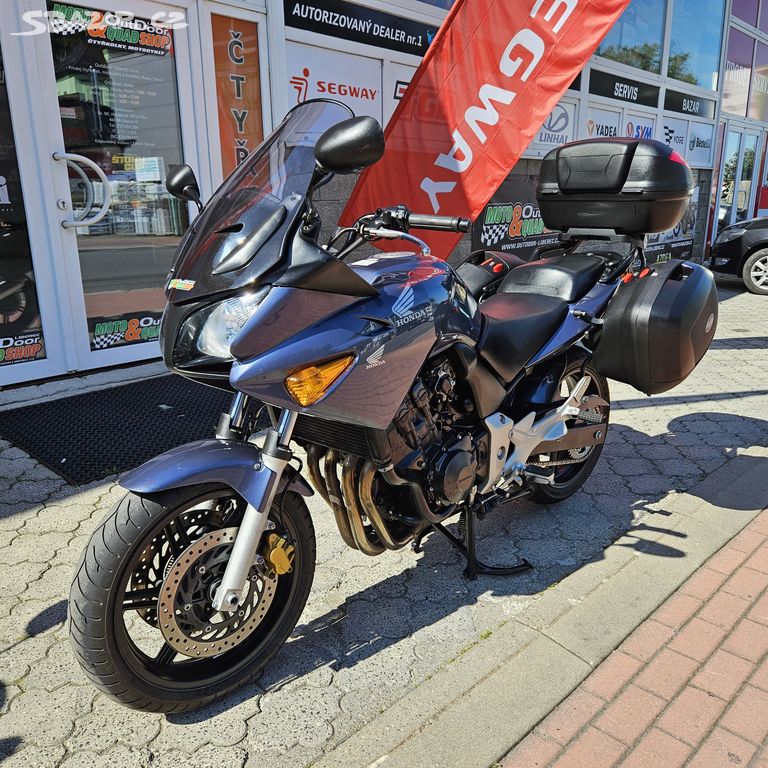 Honda CBF 600 S, 3x kufr, vyšší plexi, ABS