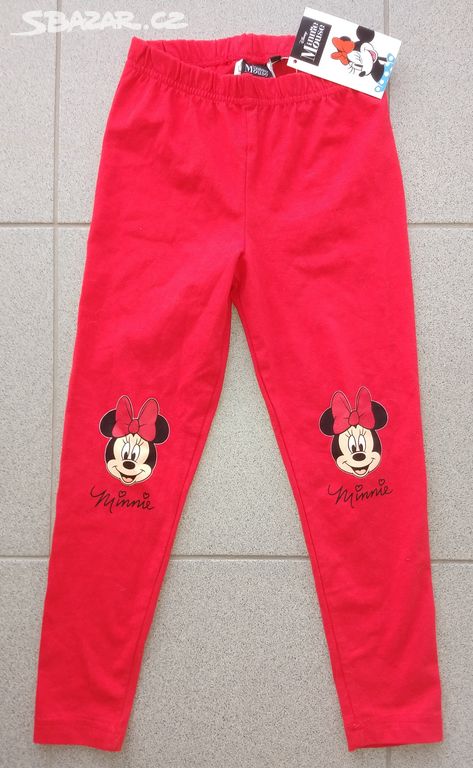 116 Nové červené legíny Minnie Mouse Disney 116