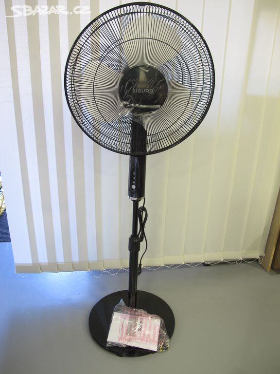 Ventilátor Siguro černý nabádka 1157