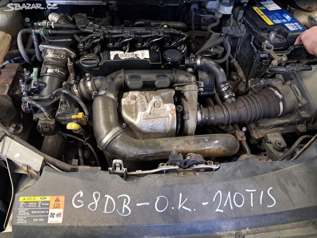 motor Ford 1.6TDCI 80Kw G8DB