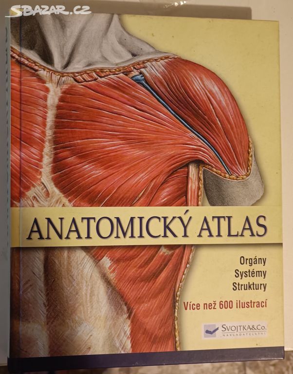 Kniha Anatomický atlas - Svojtka&Co,nepoužitá