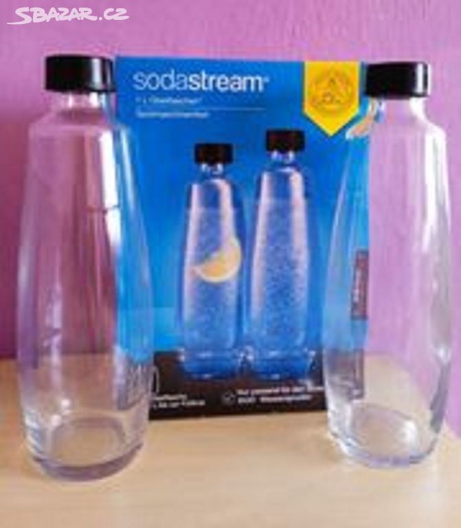 Sodastream skleněná lahev DUO - 2ks - objem 1l