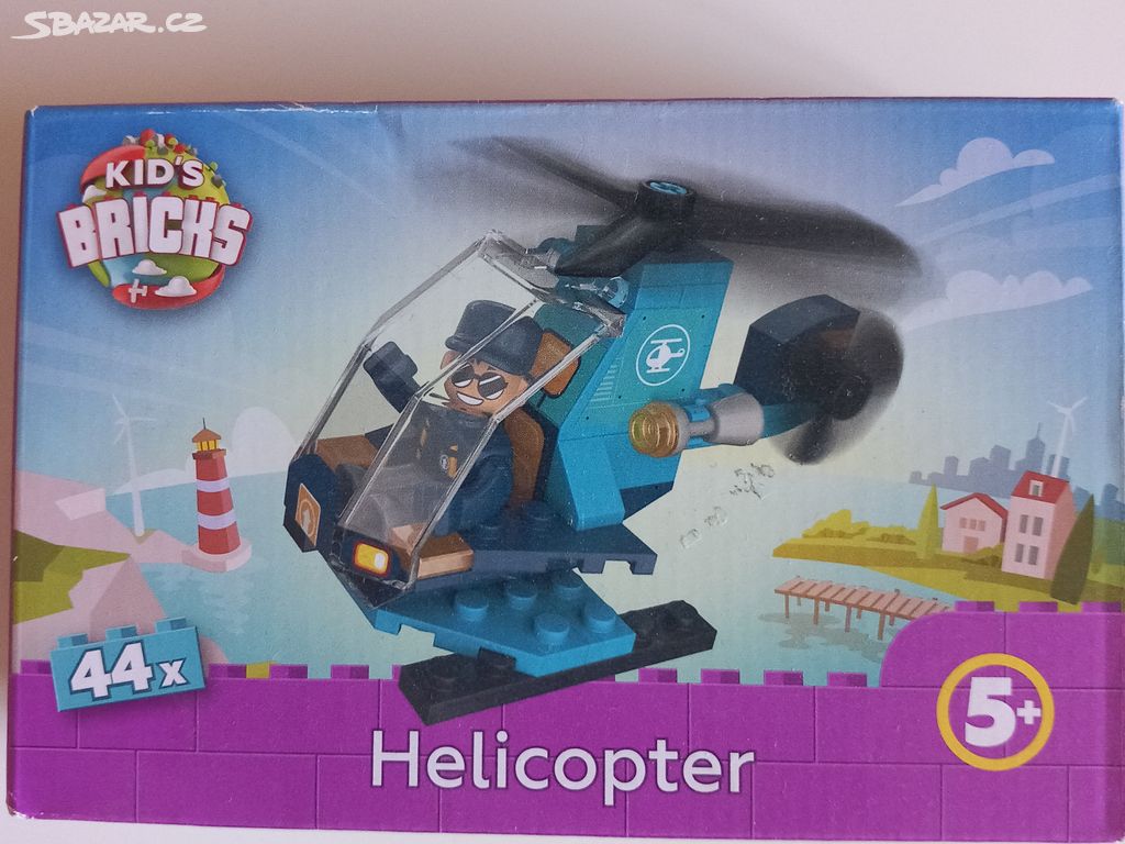 Dětská stavebnice Kids Bricks helikoprér nová