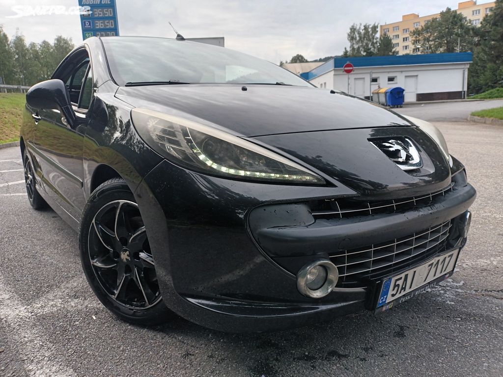 Peugeot 207, CC 1.6HDI 80KW 155TKM ZACHOVAL