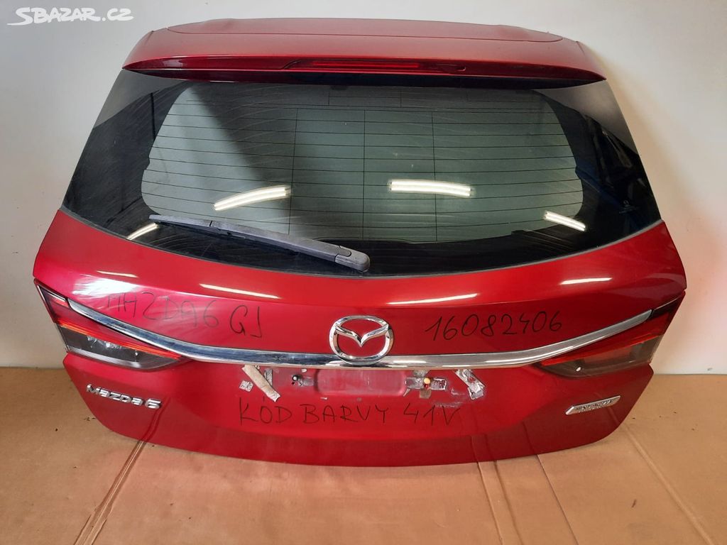 Mazda 6 GJ 2012-2020 5-té dveře, víko, kufr