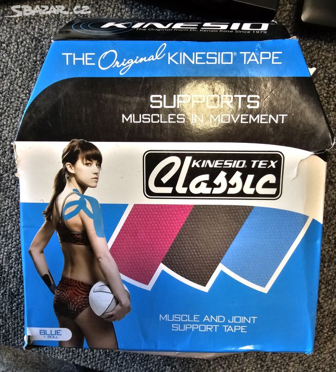 Sportovní páska Tape Kinesio Tex Classic modrá