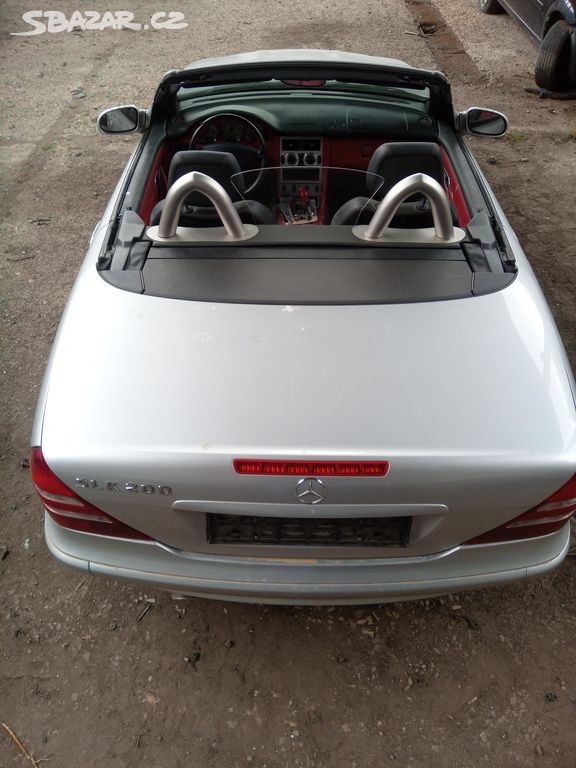 Mercedes SLK R170 ROLL BAR nerez oblouky ochranné