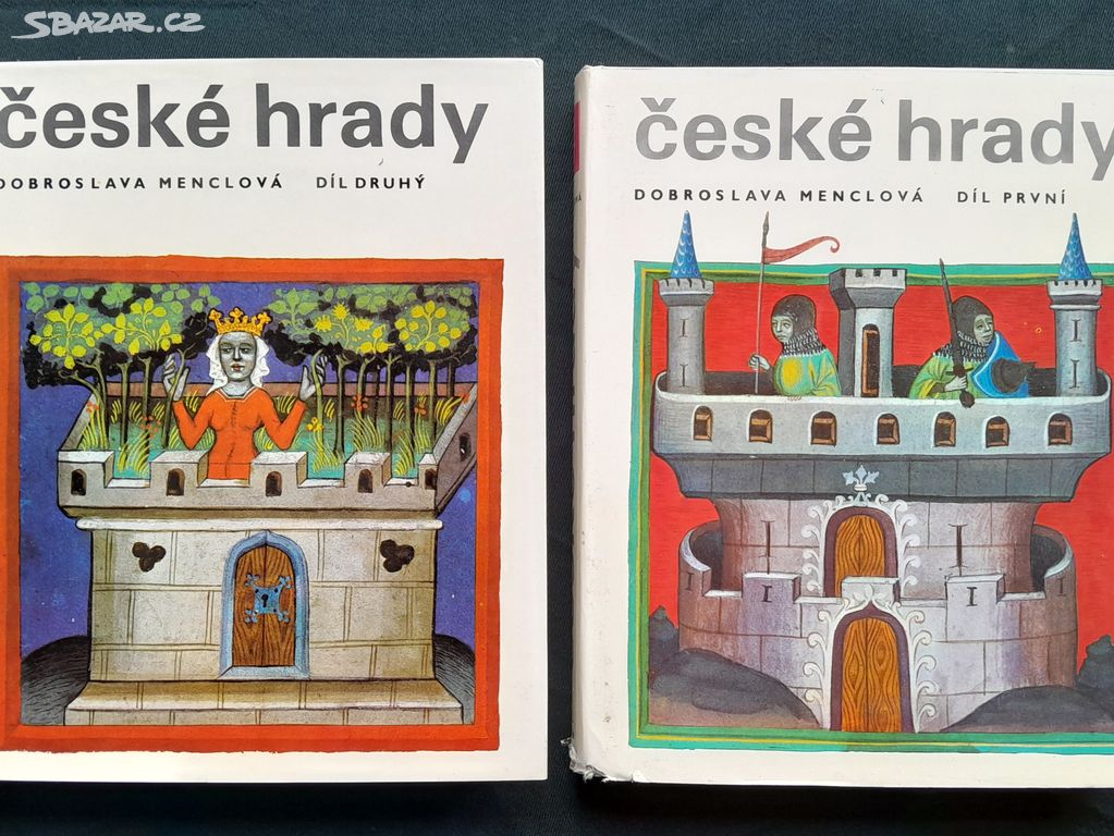 ČESKÉ HRADY I. a II. - HRADY, ZÁMKY, TVRTZE 6 KNIH