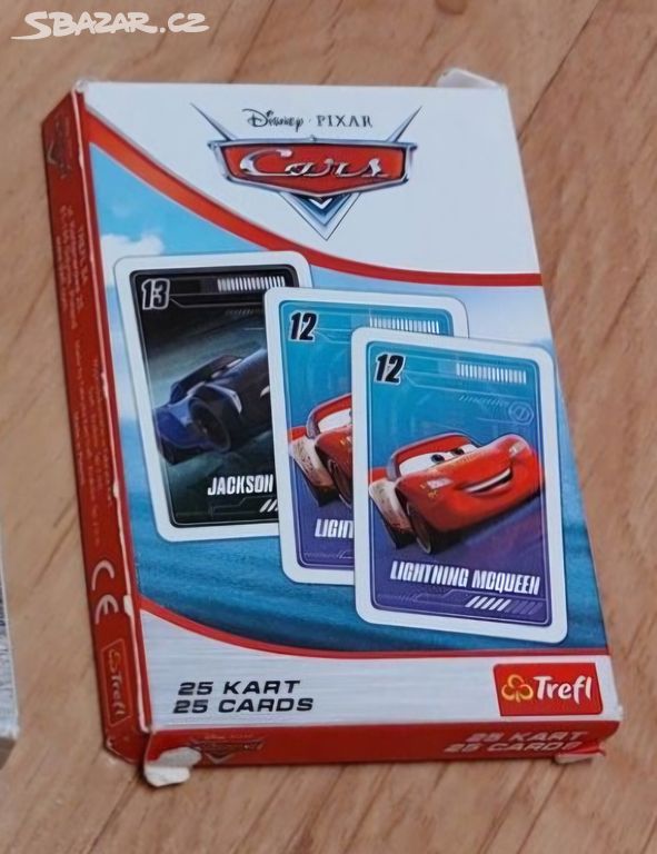 Karty Černý Petr - Cars Disney