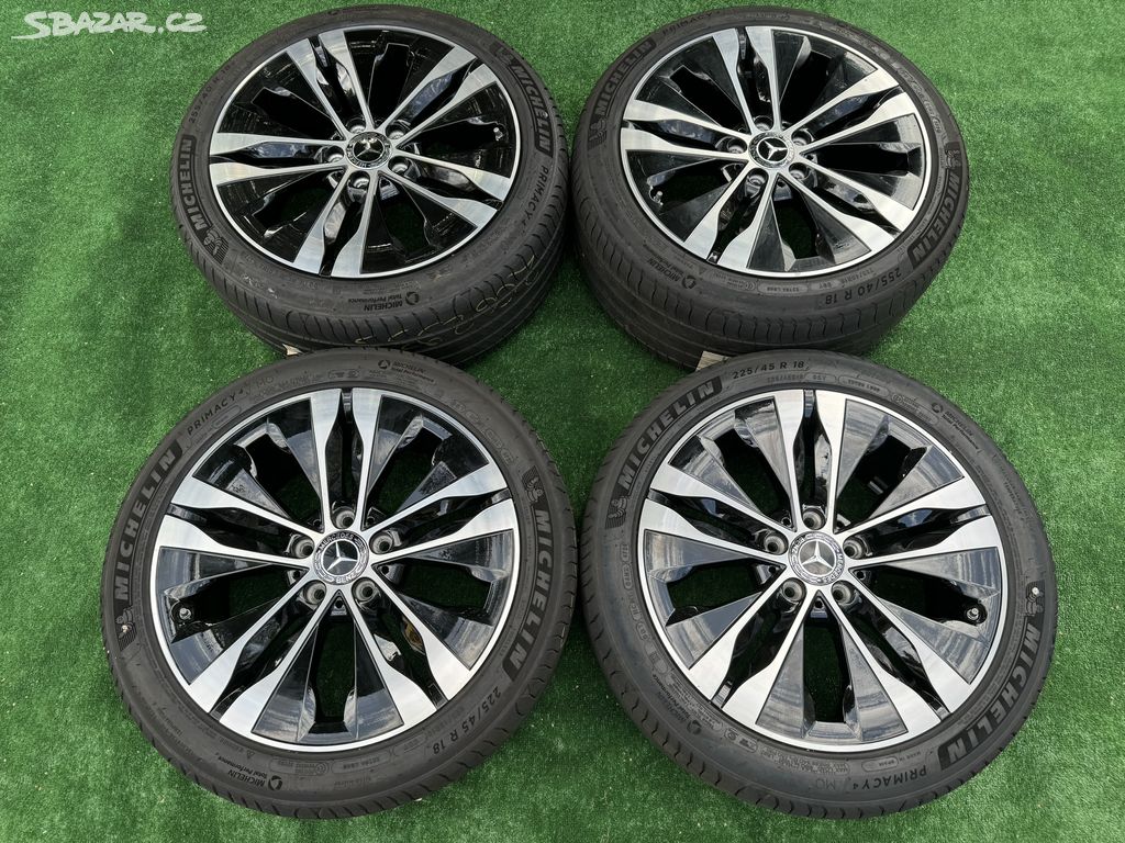 Originál alu kola Mercedes 5x112 R18 letní Hybrid