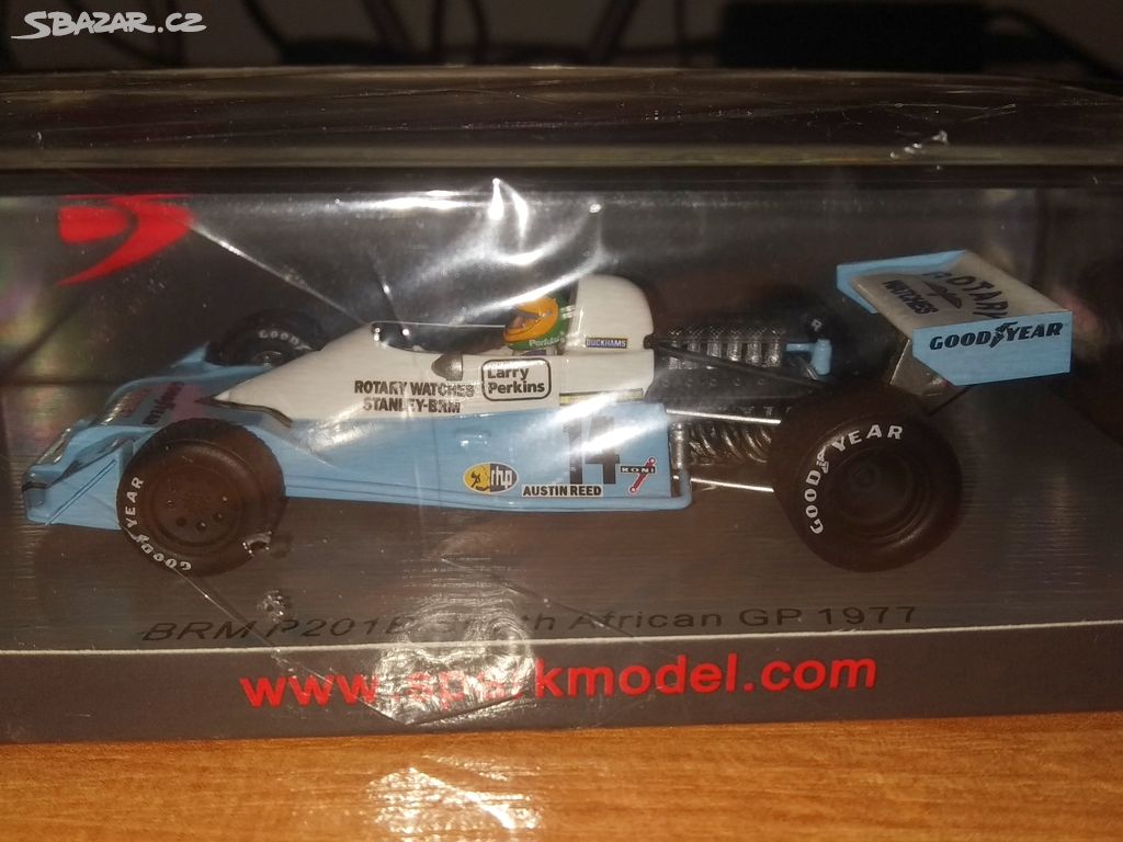 F1 BRM P201 #14 Larry Perkins 1977 Spark 5709 1:43