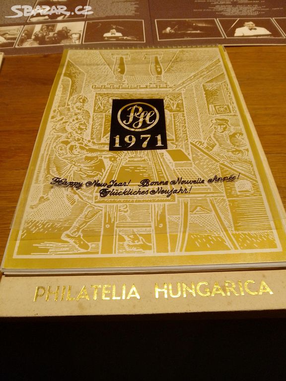 PHILATELIA Hungarica kalendář filatelie 1971