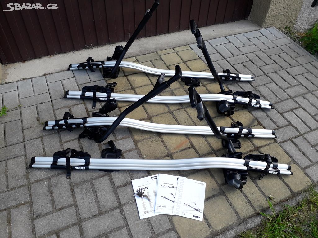 THULE PRORIDE 591-4KS,CENA ZA KUS, 3X POUŽITÉ,TOP