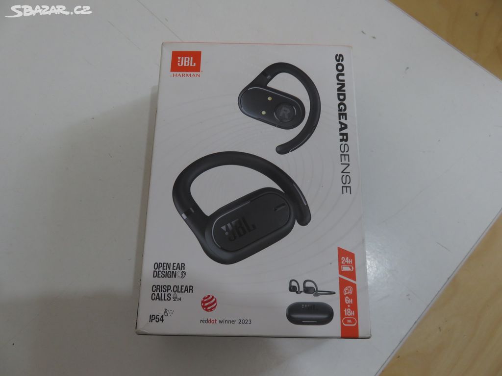 Nová sluchátka JBL Soundgear Sense - černá