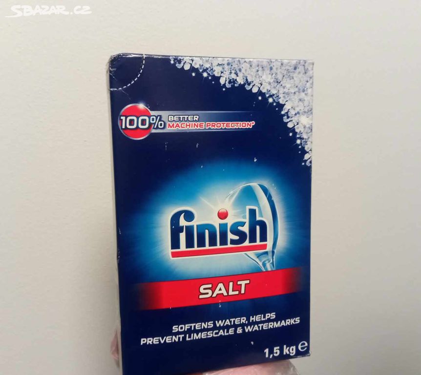 Finish sůl 1,5 kg do myčky nádobí, dishwasher salt