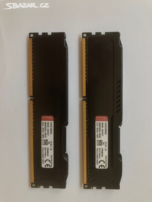 HyperX Fury Black 8GB (2x4GB) DDR3 1600 CL10