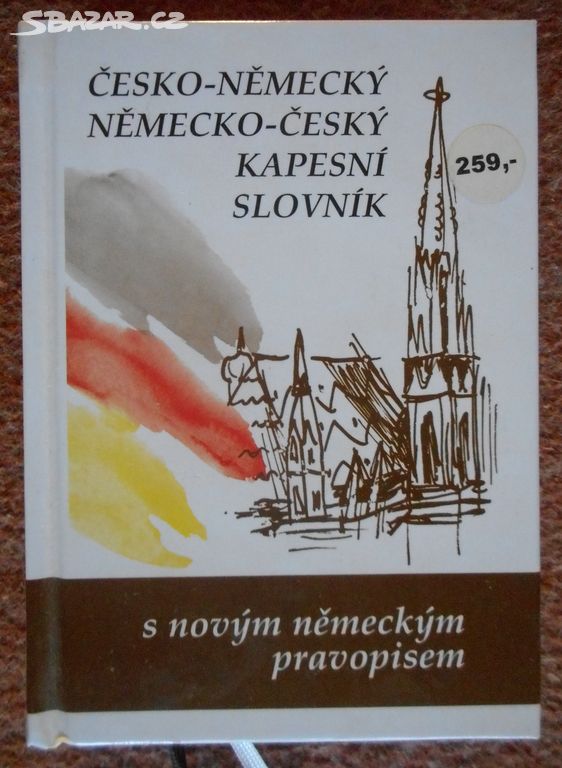 Česko-německý, německo-český kapesní slovník s nov