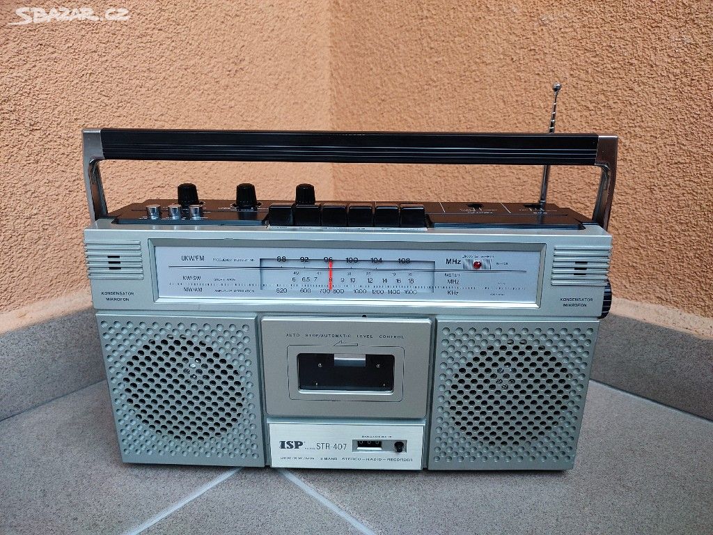 RETRO STEREO RADIO CASSETTE RECORDER ISP STR-407