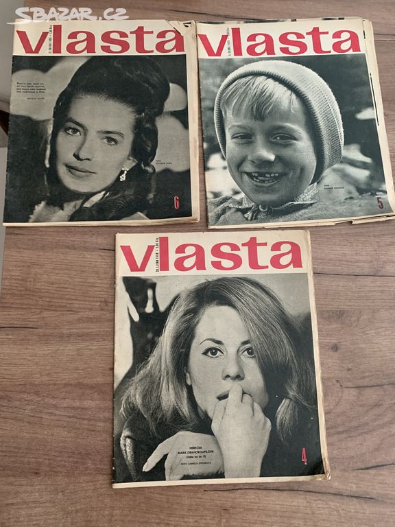 časopis Vlasta rok 1969 3 kusy