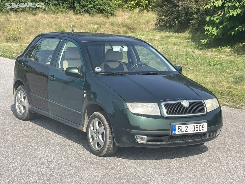 Škoda Fabia 1.4 výhřev, klima, centrál el.