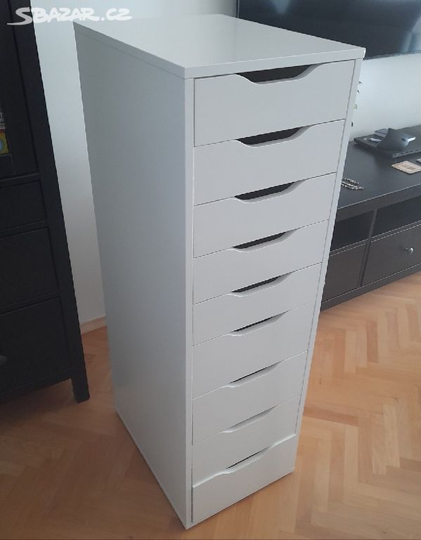 Ikea Alex 9 zásuvek bílá