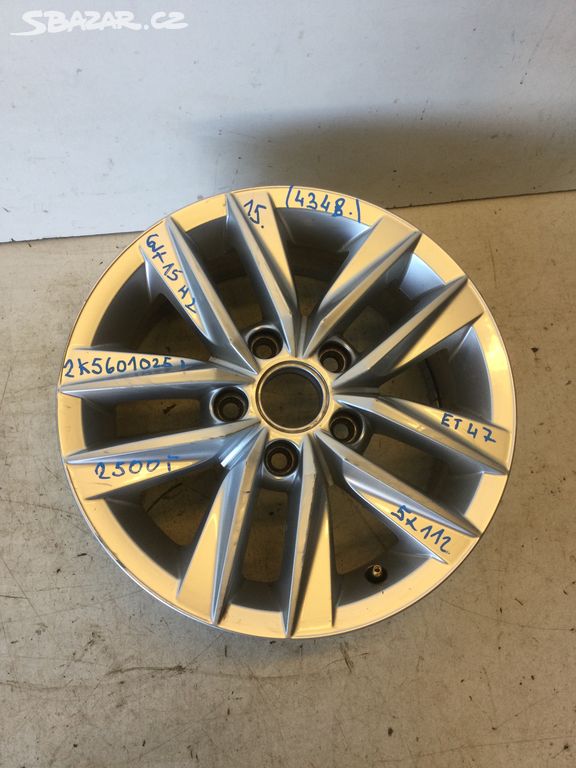 Alu disk 6JX15H2 ET47 VW Caddy Face 5x112