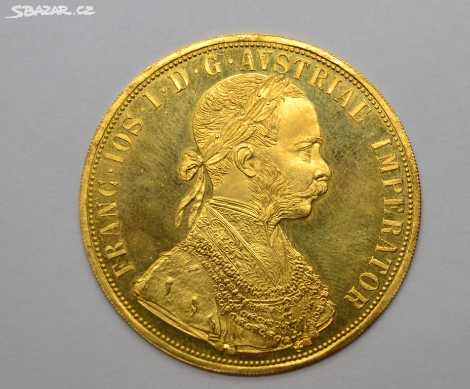 4 Dukát František Josef I.1915 zlatá mince