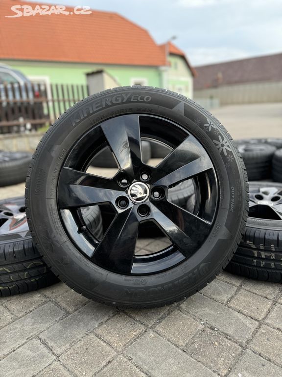 ORIGINÁL Alu Škoda Matone R15, 5x100 - TOP STAV