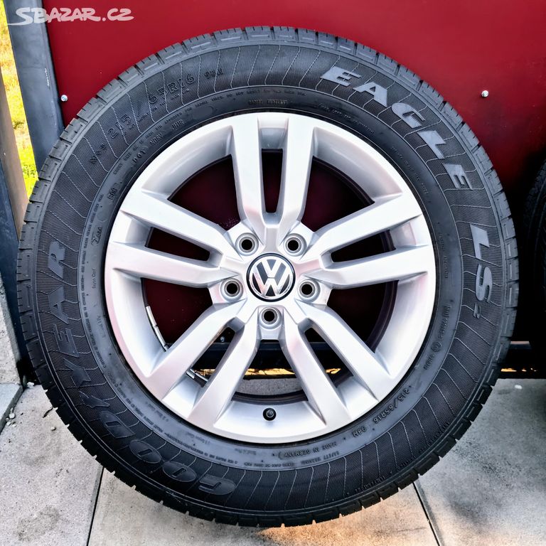 16"HEZKÁ LETNÍ OBUTÁ ALU-KOLA 5x112 ORIG VW TIGUAN