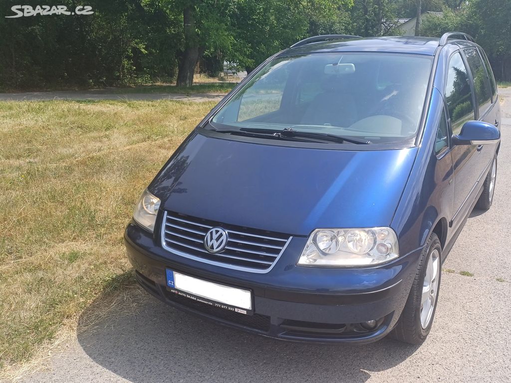 VW Sharan 1.9 TDI 85KW Facelift Nová STK Spolehliv