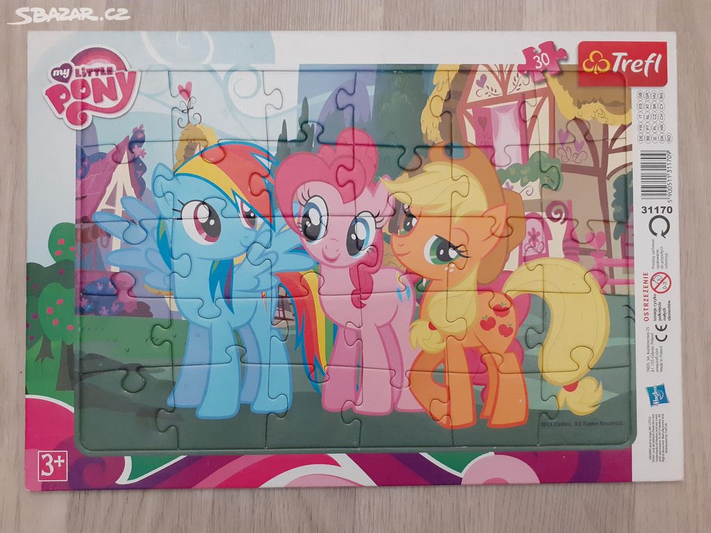 dětské puzzle Pony 30 dílků