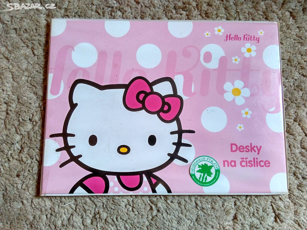 Desky na číslice Hello Kitty + číslice