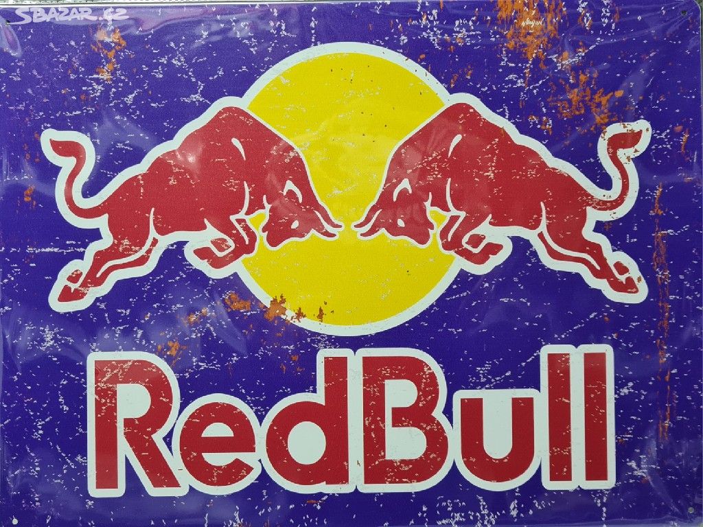 Plechová cedule retro REDBULL