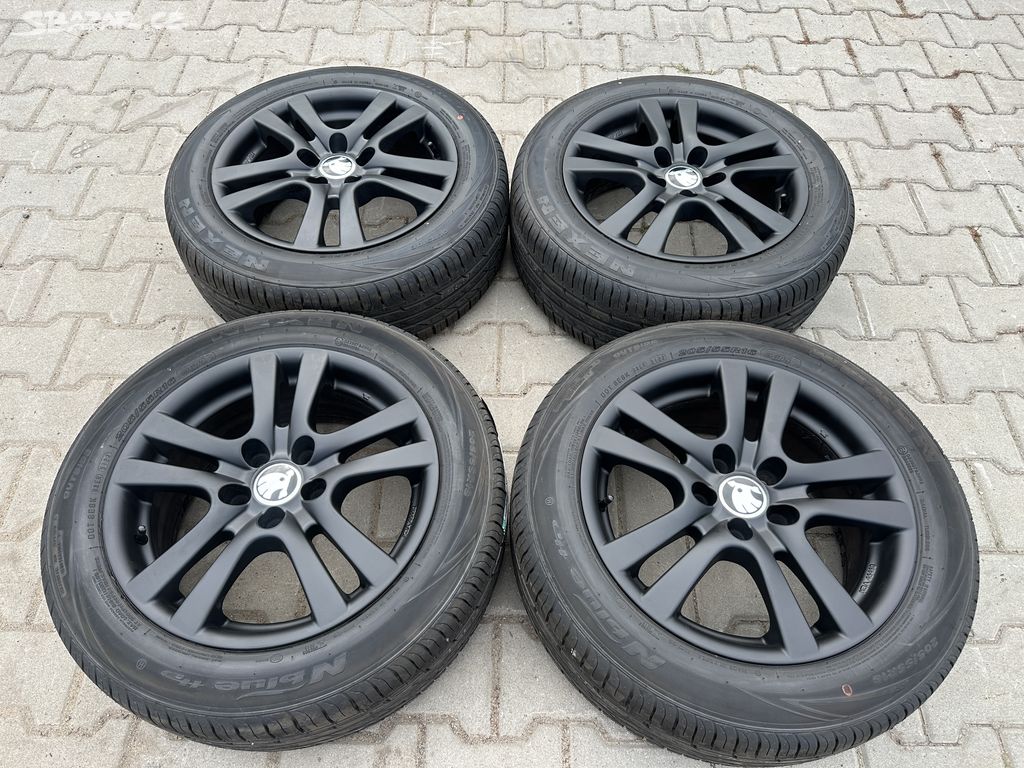 4x al kola 5x112 16+ pneu letní 205/55 R16 nové!