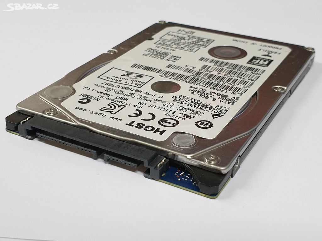 HDD disk HGST 500GB 2,5" SATA 7200/ot do notebooků