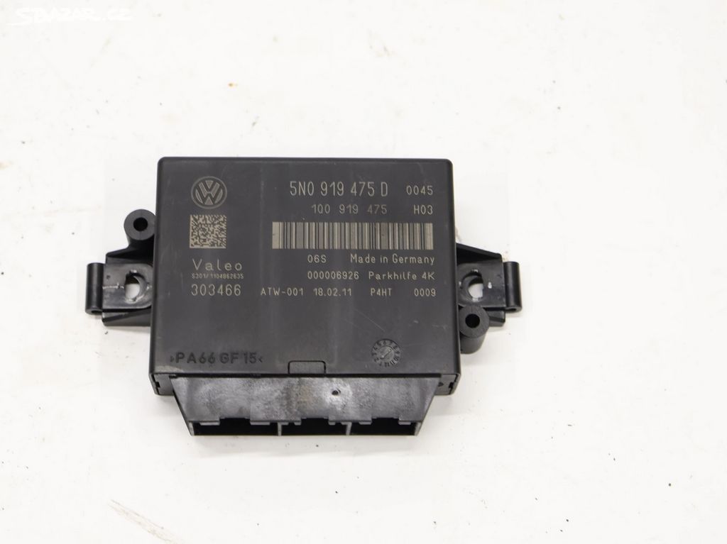 VW Touran jednotka modul PDC 5N0919475B