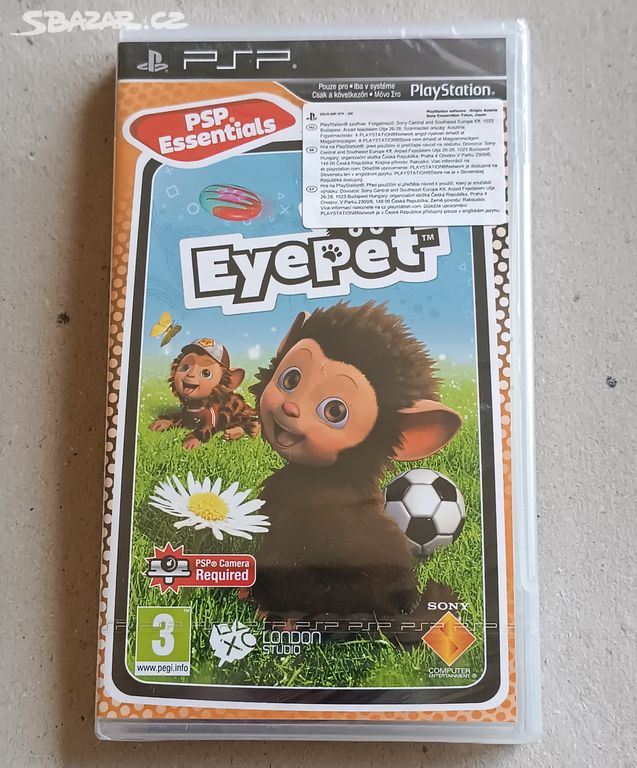 EyePet - hra na PSP. Zabalená, nepoužitá.