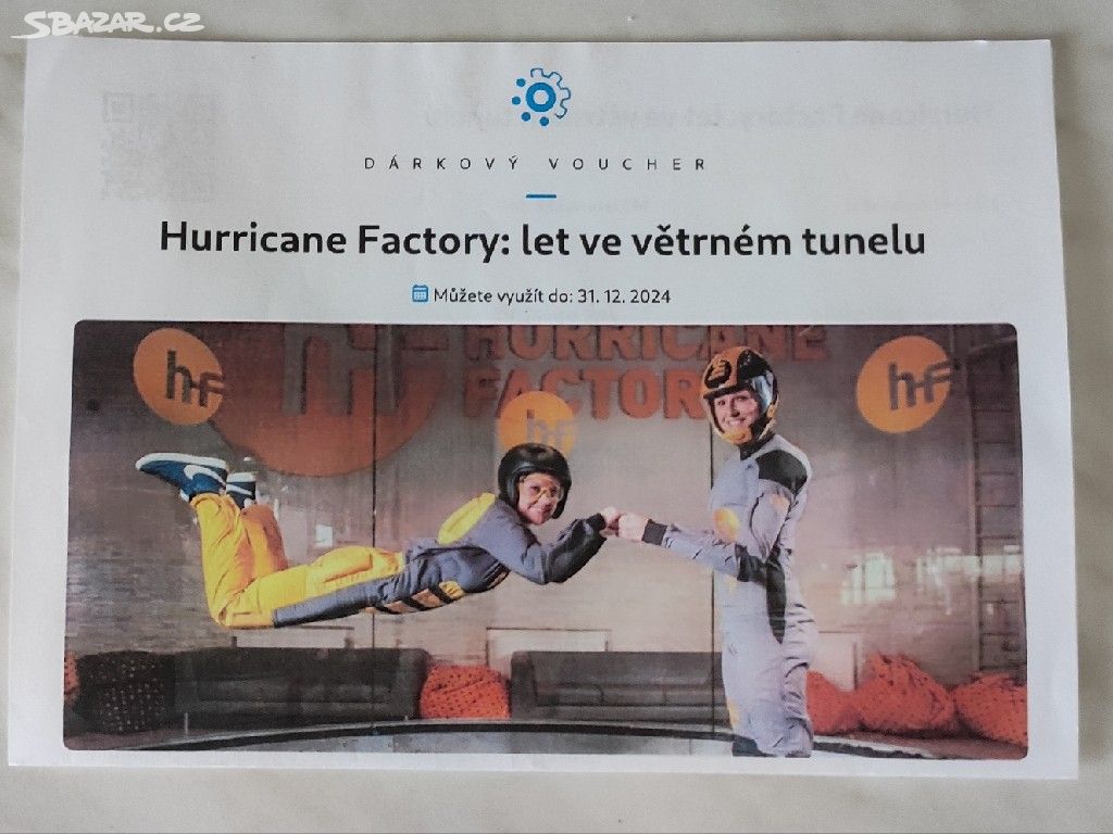 Voucher větrný tunel