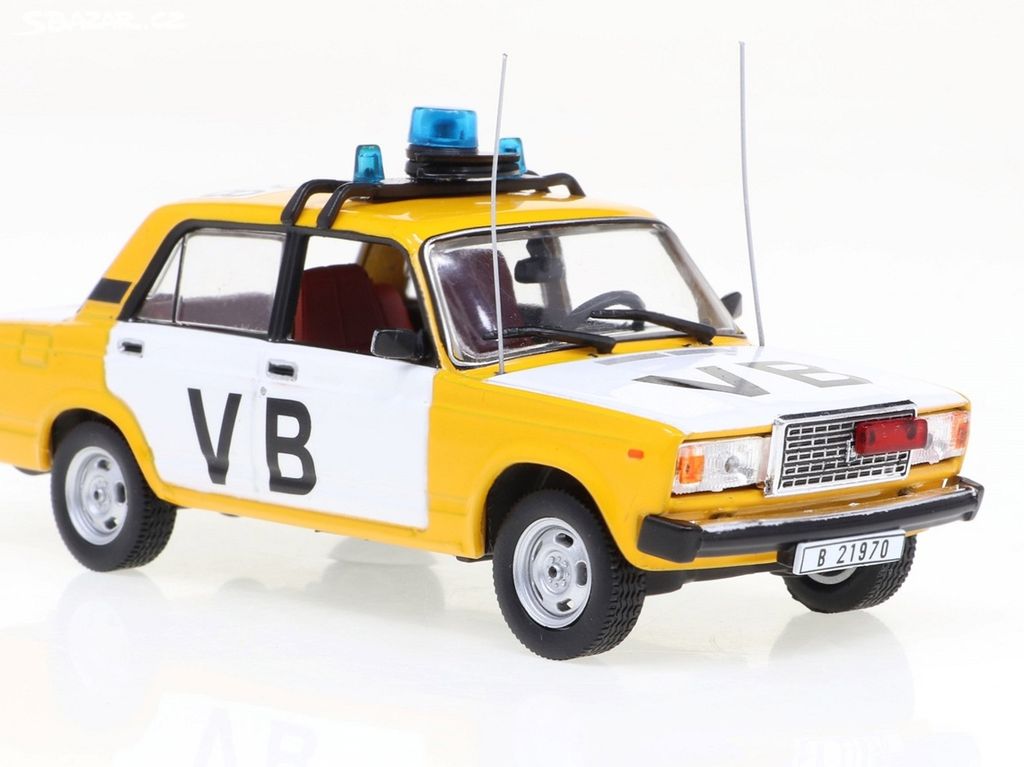 Modely LADA VAZ 2107 Policie 1:43 FOX18