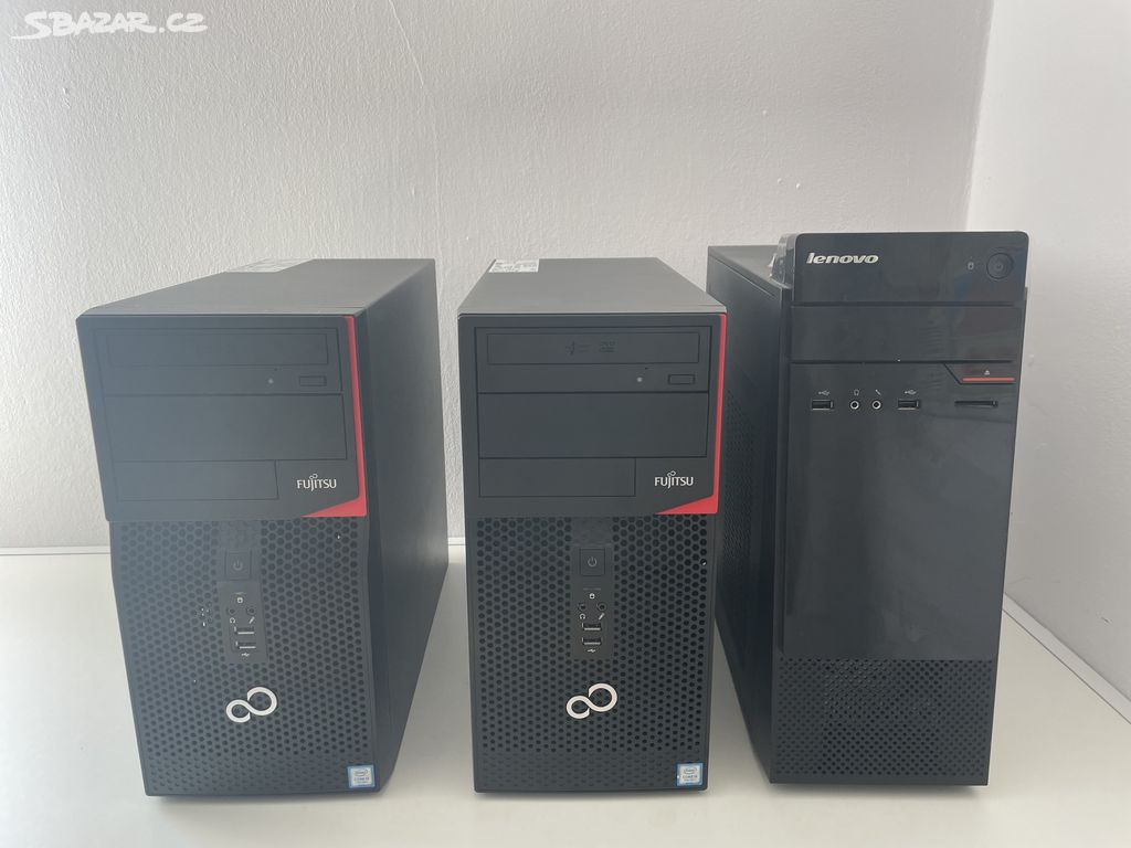 2x Fujitsu Esprimo P556/2/E85+ a 1x Lenovo S200