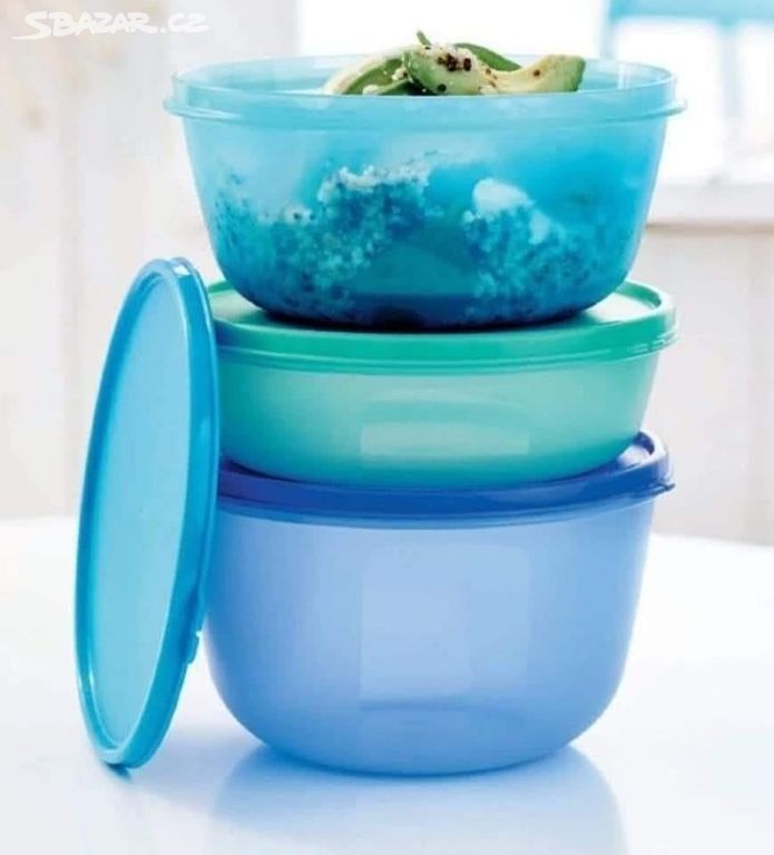 Netekoucí misky Hitparády 1l + 1,5l+2l Tupperware