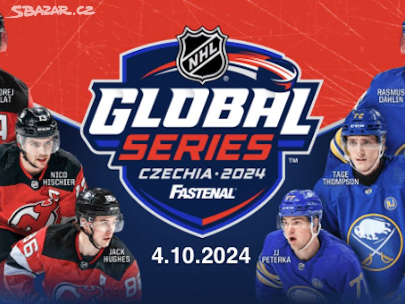 NHL GLOBAL SERIES v Praze - 1. řada u střídaček!!!