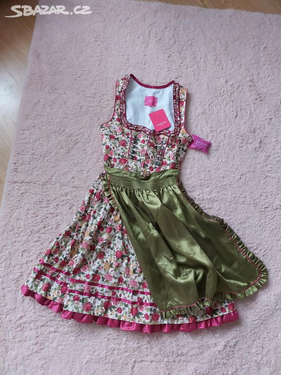 Krüger dirndl / bavorské šaty vel.36 Pc 3500 kc